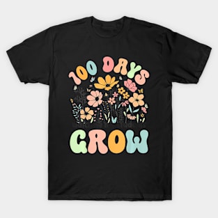 100 Days Of School Teacher 100 Days Watching My Student Grow T-Shirt